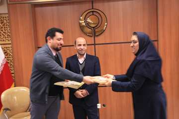 تجلیل از تیم های ورزشی کارمندان